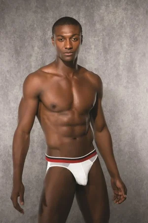 Doreanse 1212 Jock Strap In White - Front View | Buy Online at Cheeky Craic