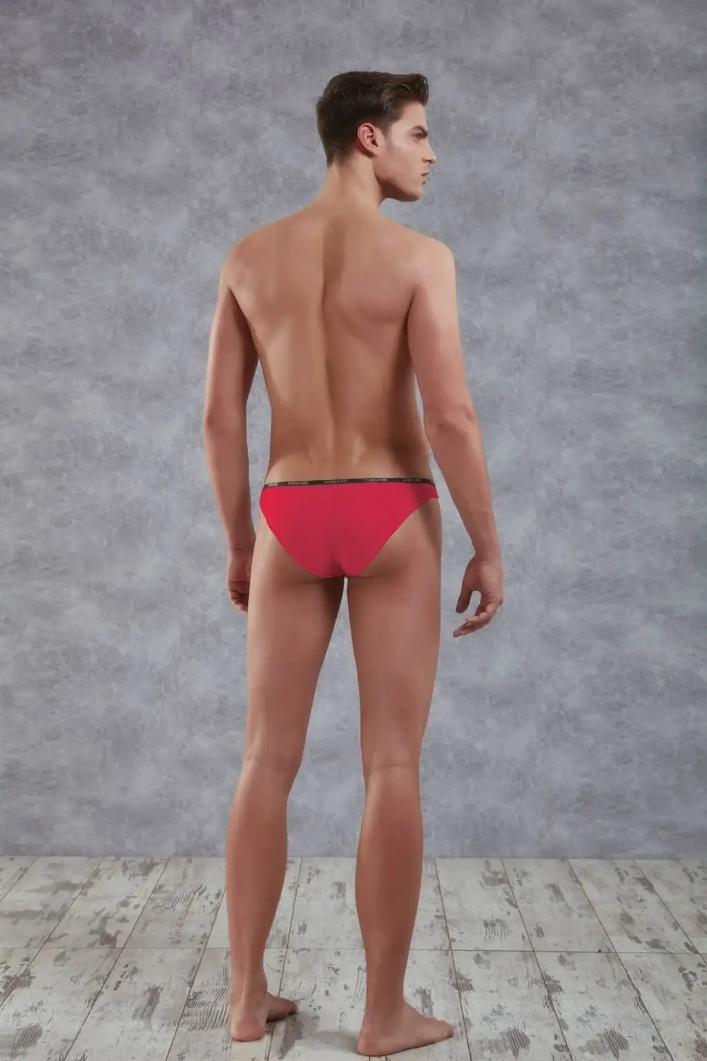 Doreanse 1395 Men's Micro Bikini Briefs in Red - Back View | Buy Online at Cheeky Craic
