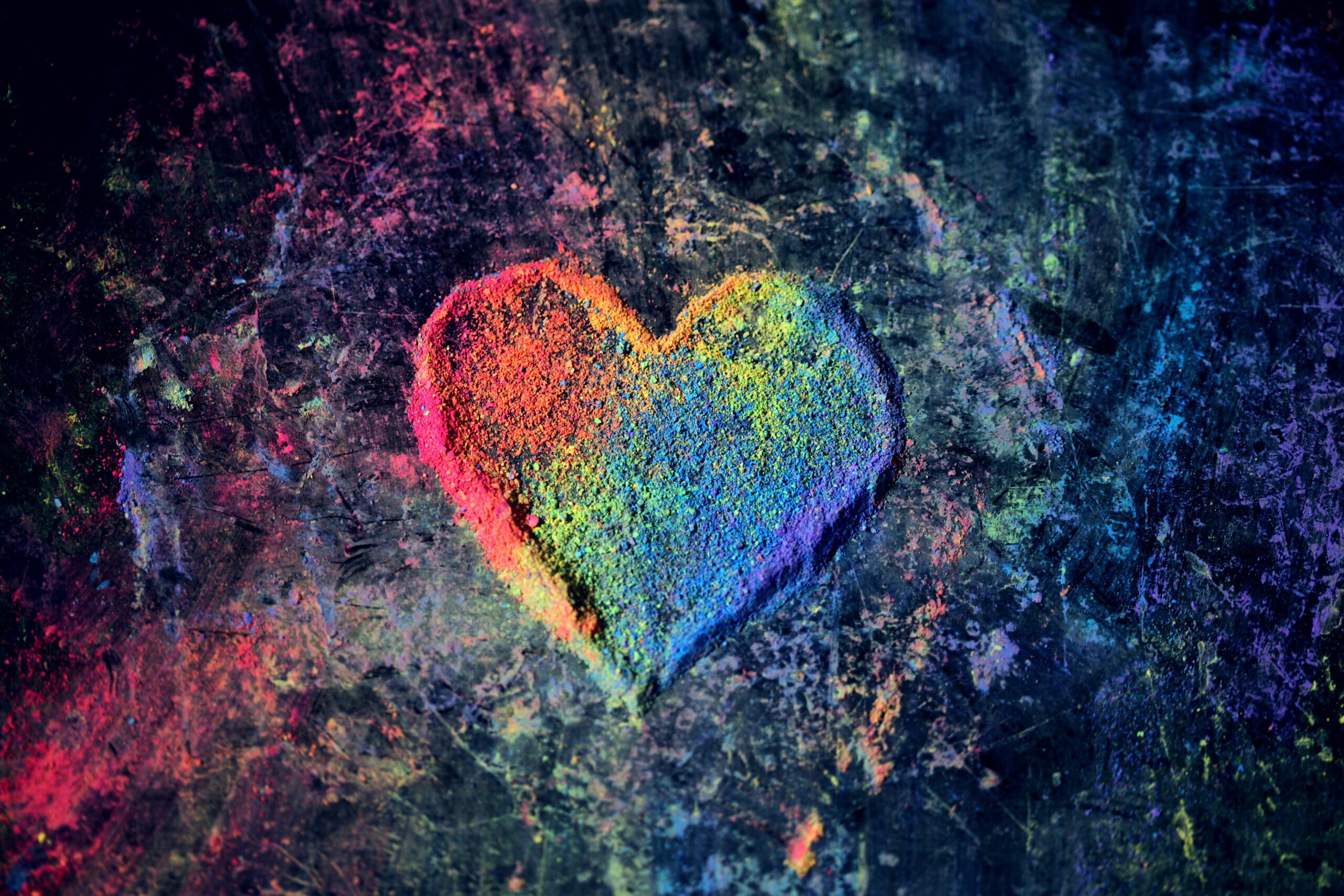 Rainbow heart background for Pride Month – men’s underwear by CheekyCraic.ie