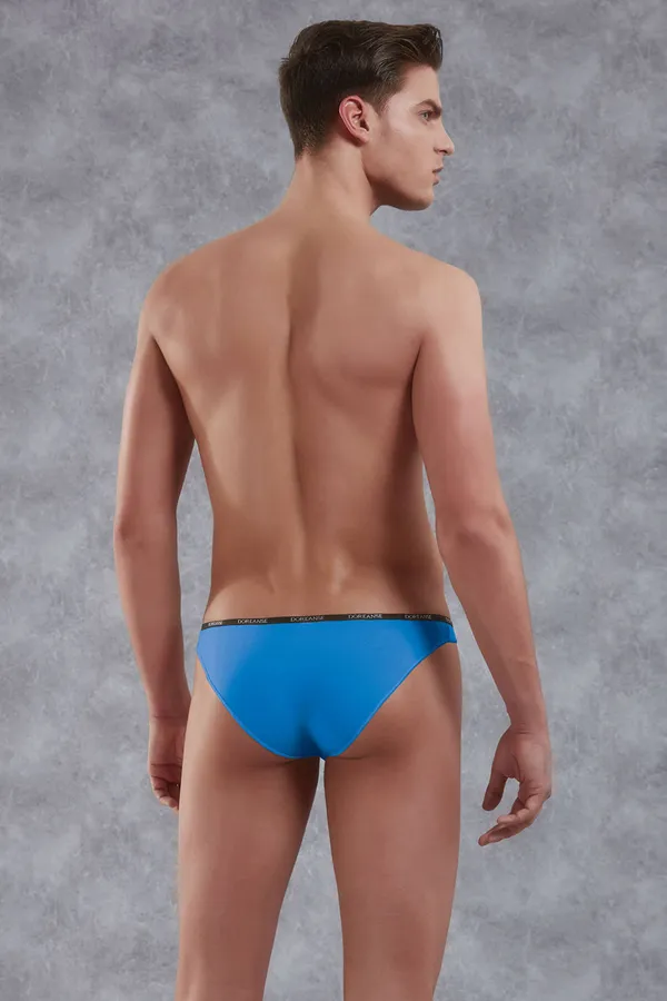 Doreanse 1395 Aire Bikini Briefs in Sax Blue - Back View | Buy at Cheeky Craic