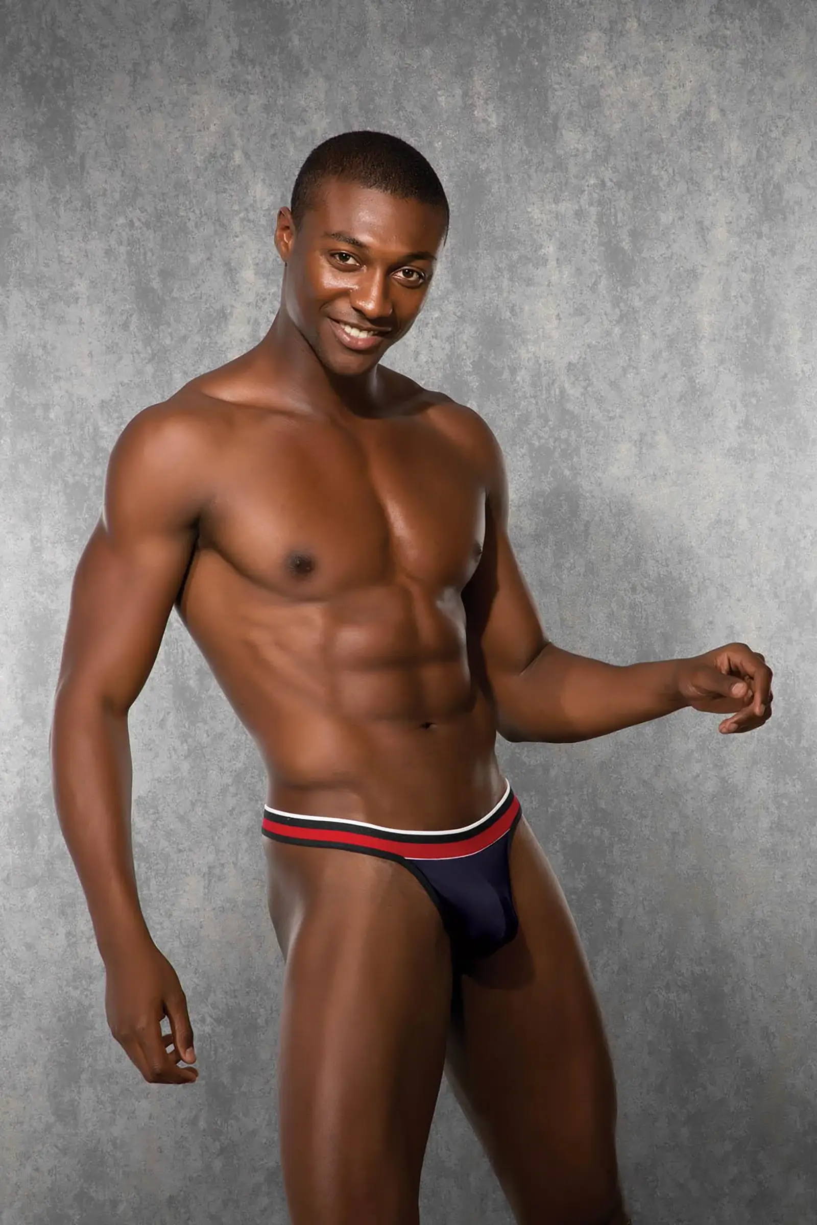 Doreanse 1218 Metro Thong in Navy - Front View | Buy Online at Cheeky Craic