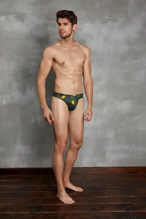 Doreanse 1303 Camouflage Thong - Front View | Buy Online at Cheeky Craic