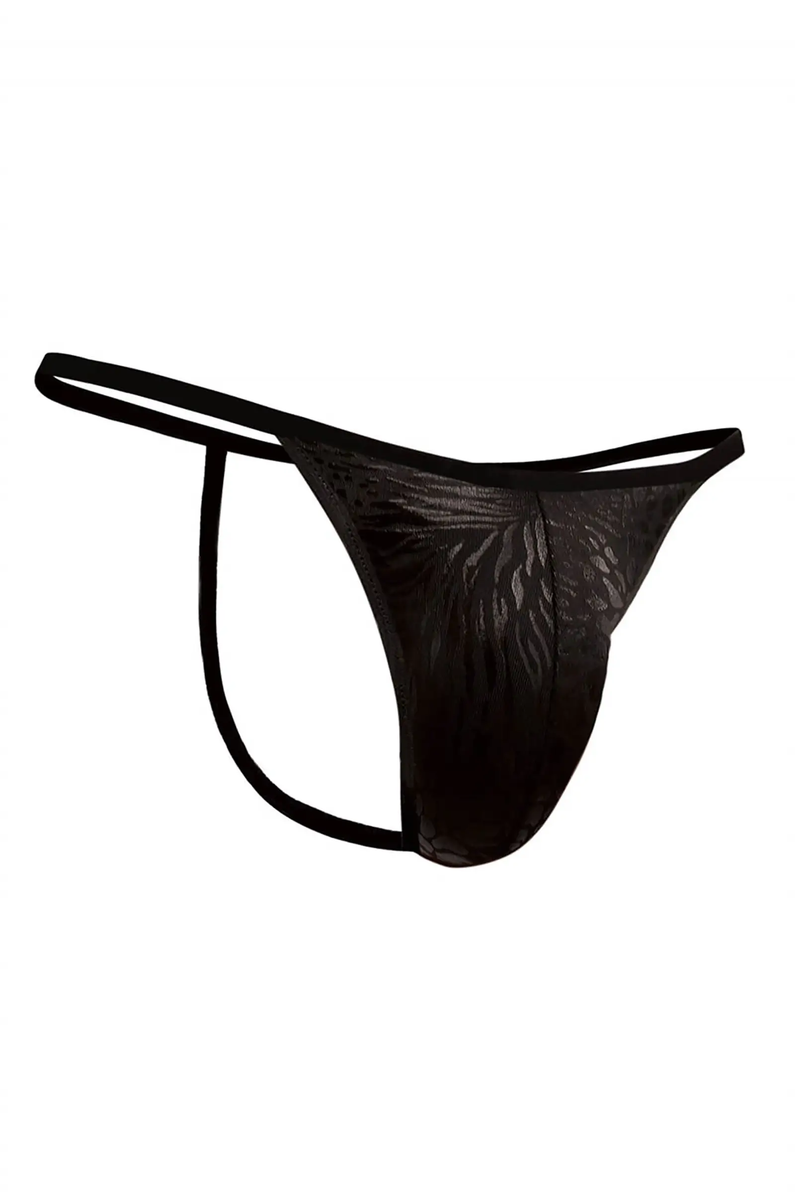 Doreanse 1326 Black Panter Thong - Front View | Buy Online at Cheeky Craic