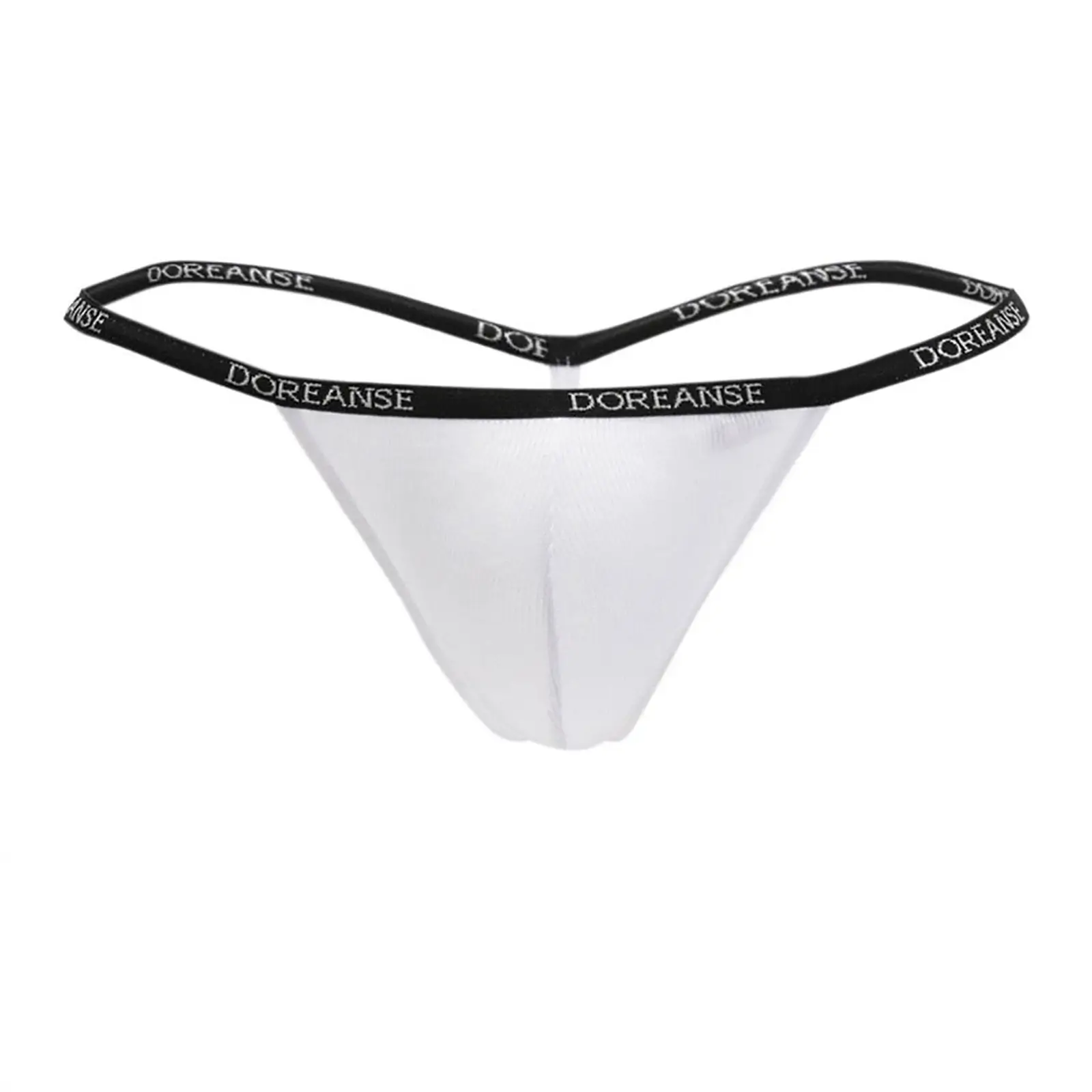 Doreanse 1330 Micro Modal Eco Thong in White - Front View | Buy Online at Cheeky Craic