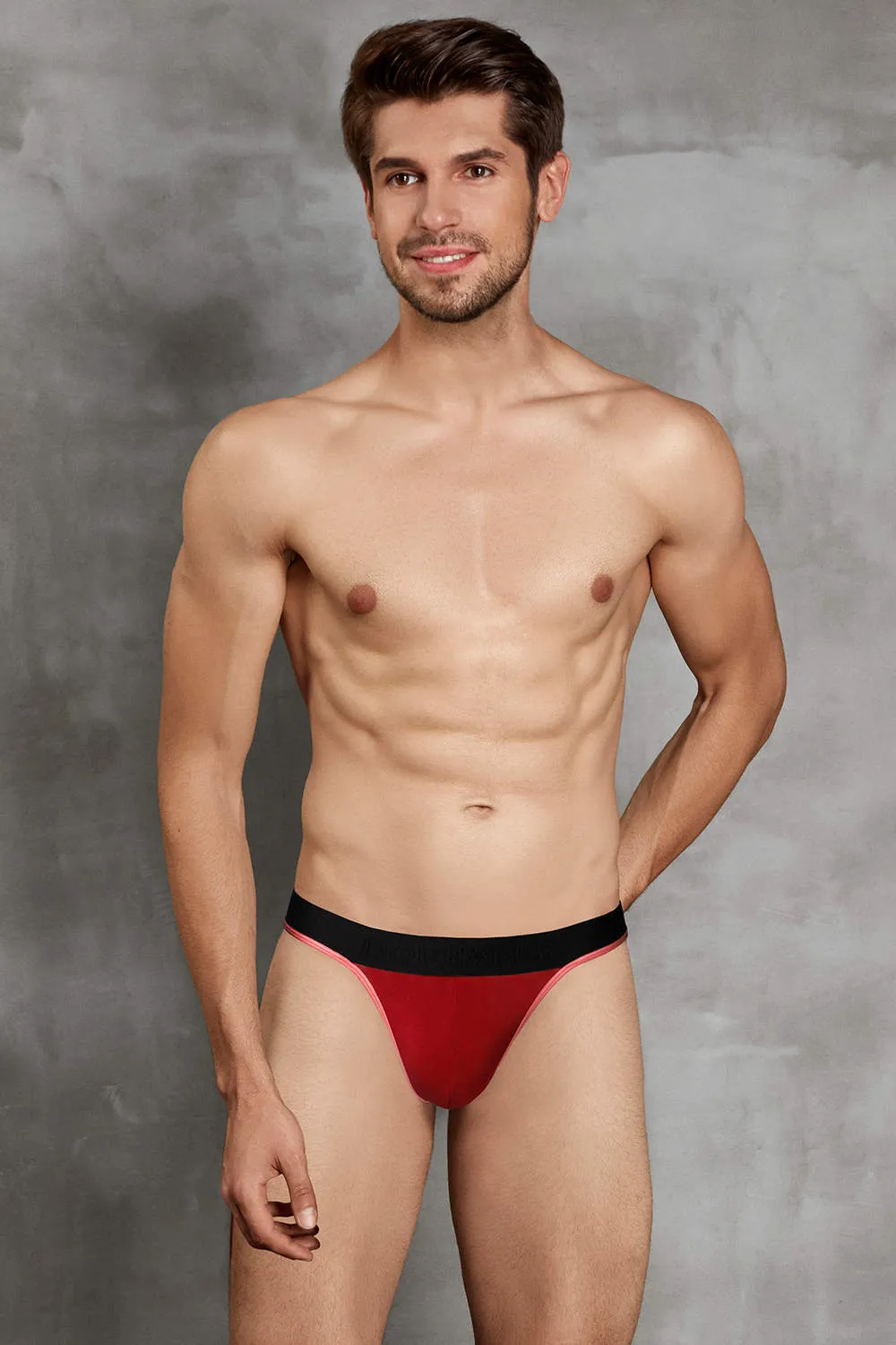 Doreanse 1012 Sexy Cotton Thong in Clared Red - Front View | Buy Online at Cheeky Craic