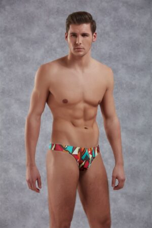 Doreanse 1352 Mens Graphic Thong - Front View | Buy Online at Cheeky Craic