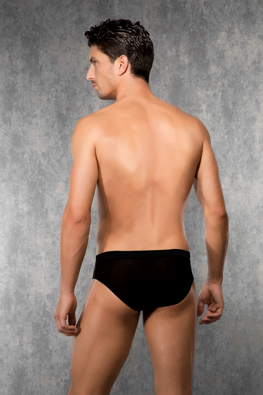Doreanse 1255 men's tuxedo briefs — back view | Buy at Cheeky Craic