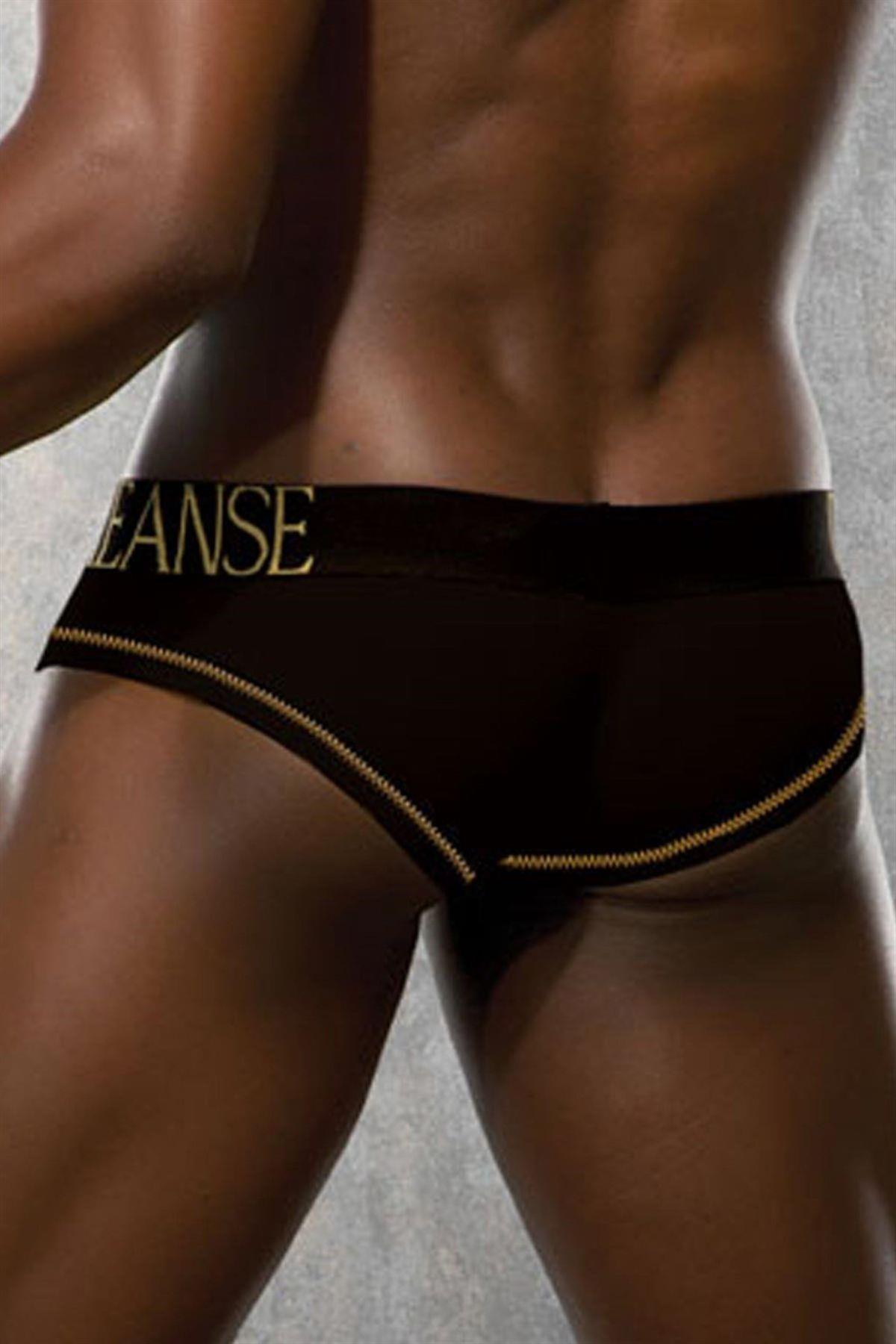 Doreanse 1325 black men's hipster briefs — back view | Buy at Cheeky Craic