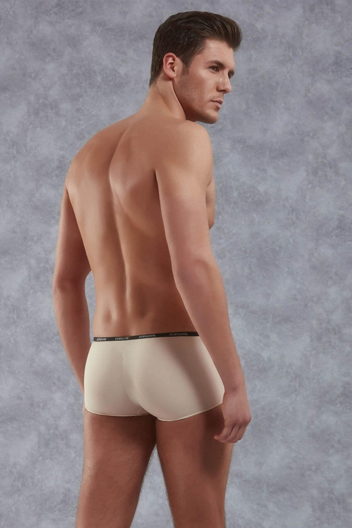 Doreanse 1590 Men's Aire Trunk Beige - back view | Buy at Cheeky Craic