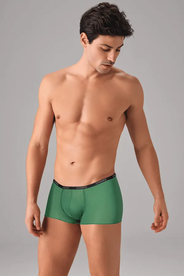 Doreanse 1590 Men's Aire Trunk Forest Green - front view | Buy at Cheeky Craic