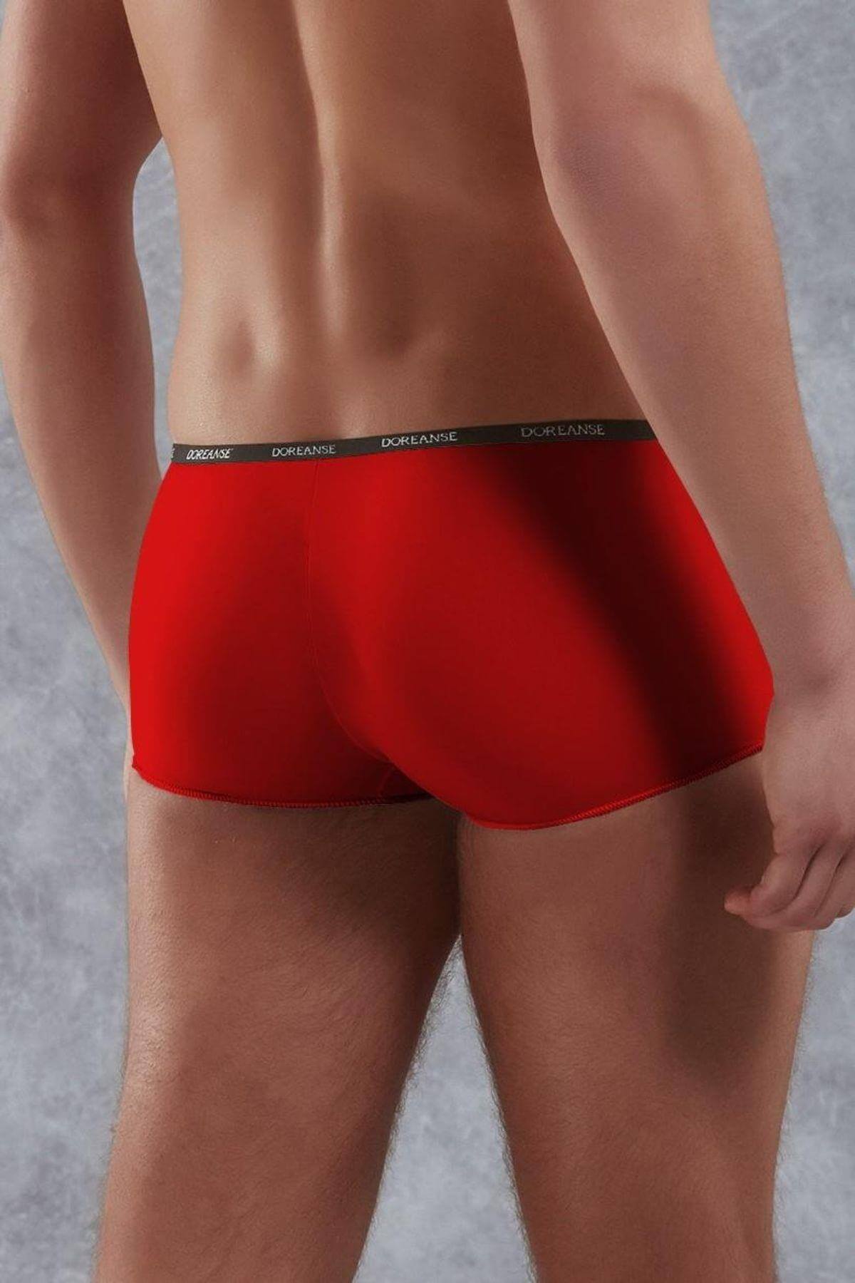 Doreanse 1590 Men's Aire Trunk Red - back view | Buy at Cheeky Craic